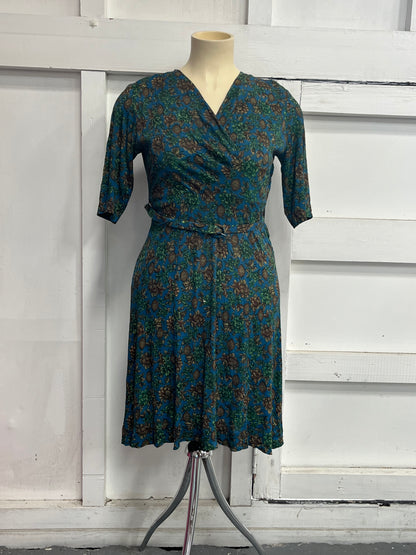 HARROD - FREESIAN 1940s DRESS SZ 12/14