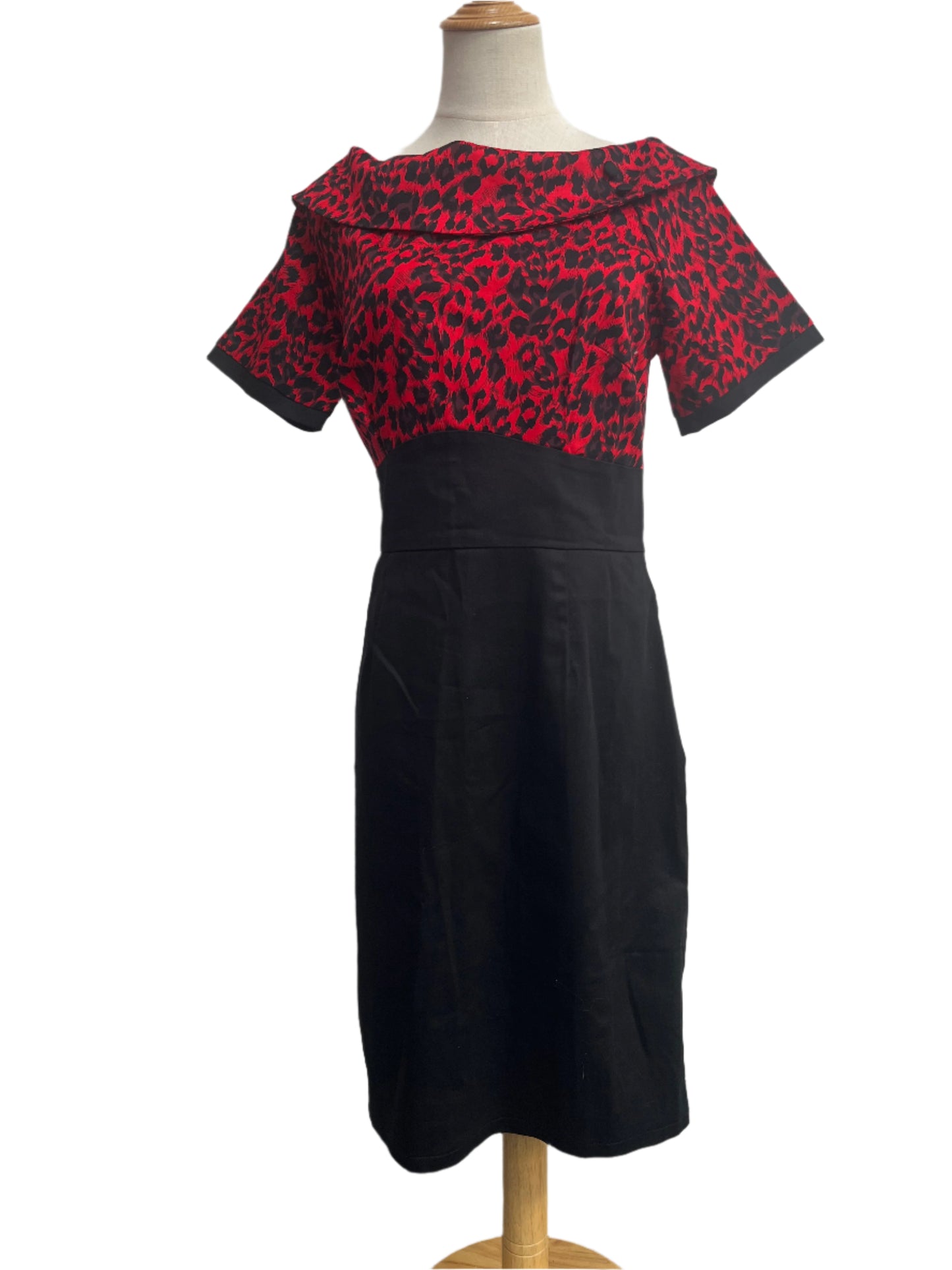 JOE BROWNS - LEOPARD WIGGLE DRESS SZ 12