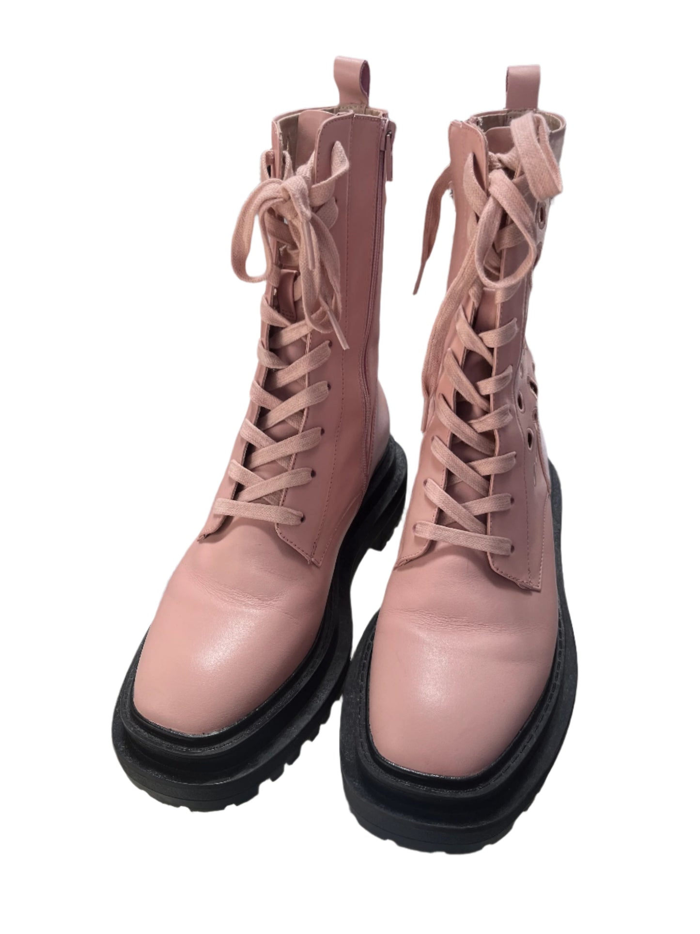 ISABELLA ANSELAMI -PINK LEATHER BOOTS sz 7