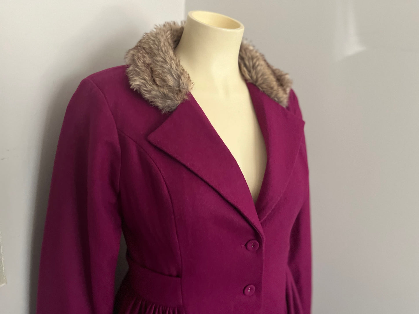 KITTEN D'AMOUR PINK COAT sz 14