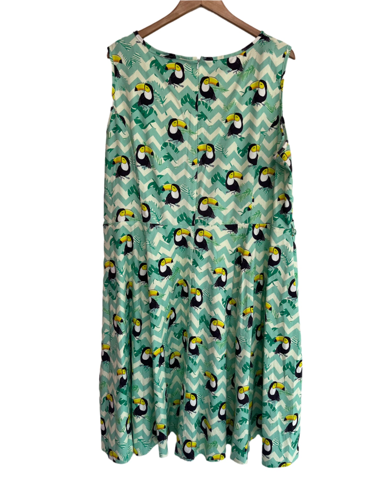 LADY VINTAGE TOUCAN DRESS SZ26