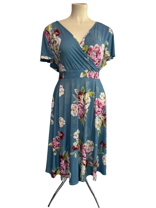 LYRA - BLUE ROSE DRESS SZ 22