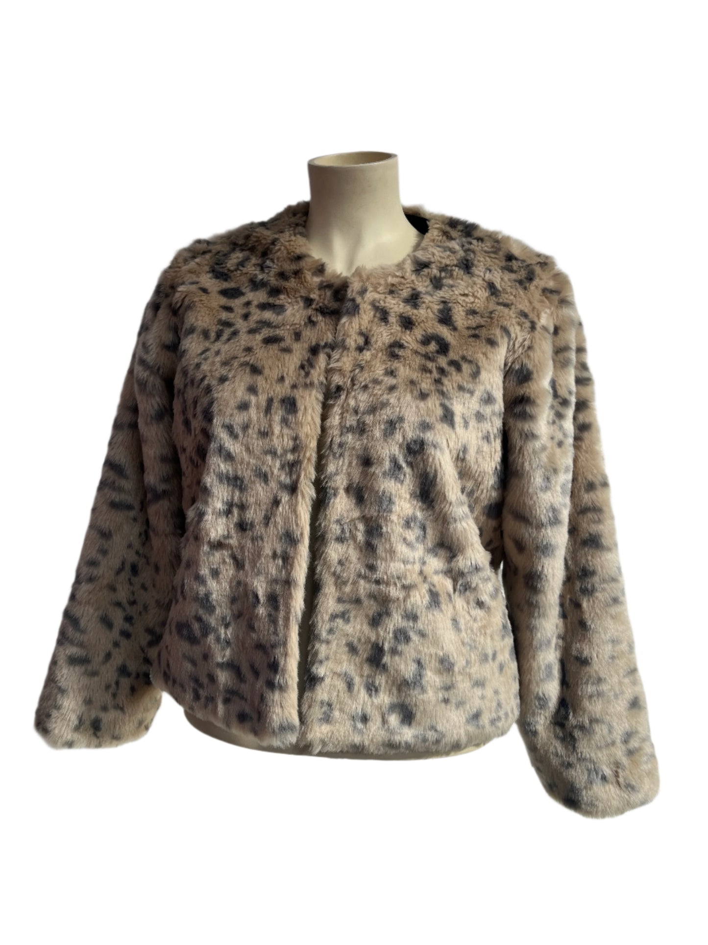 LEOPARD PRINT COAT SZ 18/20