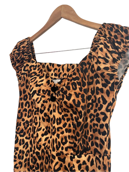 LEOPARD JUMPSUIT SZ M/10