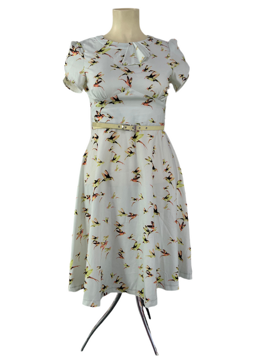 LINDY BOP  - HUMMINGBIRD DRESS SZ 14