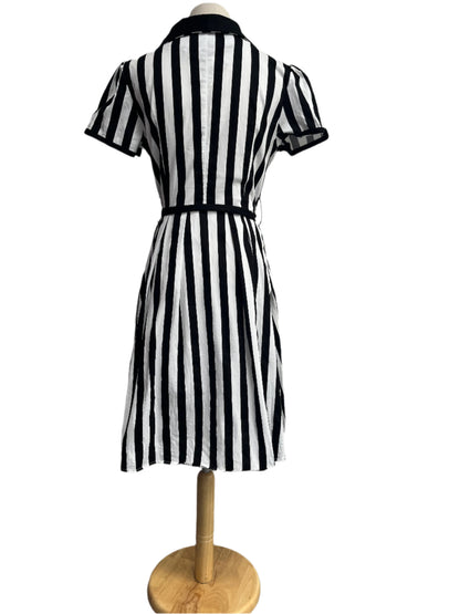 BONSAI KITTEN - STRIPED DRESS SZ M/12