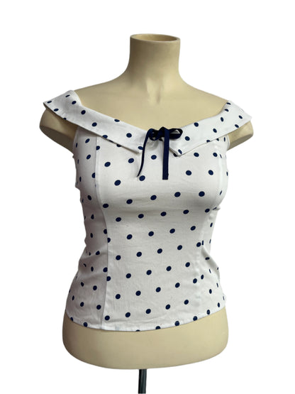 COLLECTIF - POLKADOT TOP SZ 12