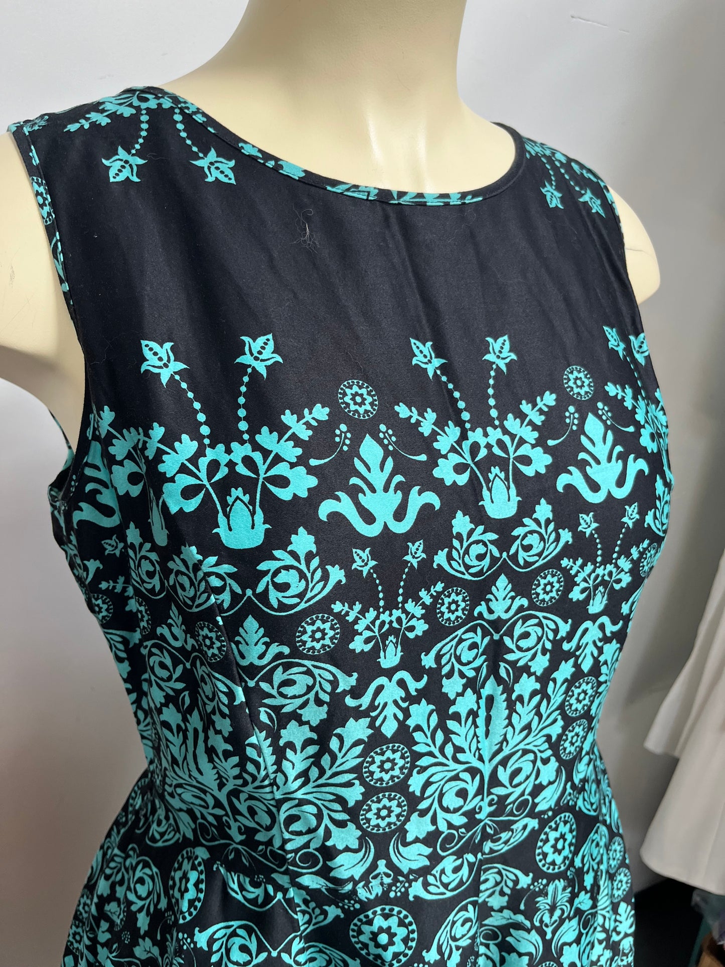 LADY VINTAGE - TEAL DRESS sz18