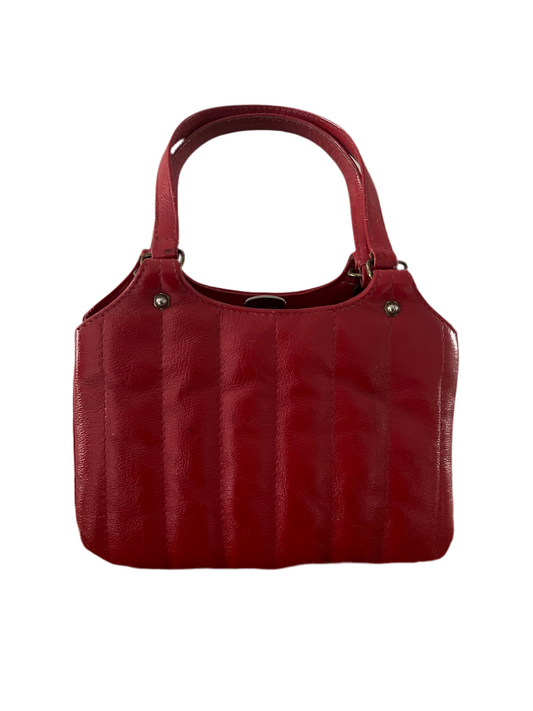 HERMES NZ - adorable Red leather hand bag