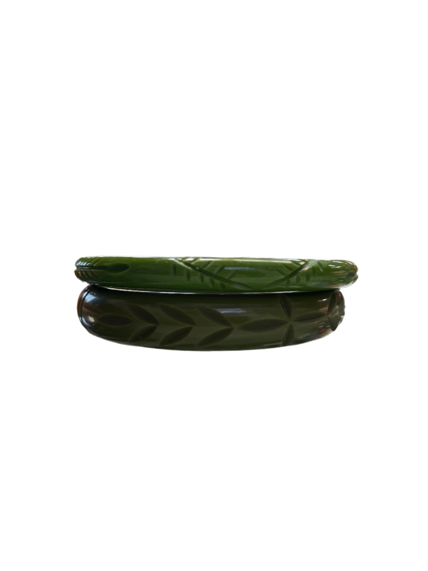 MIDI OLIVE GREEN DUCHESS BANGLE