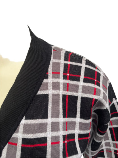 BLACK FRIDAY - TARTAN CARDIGAN freesize