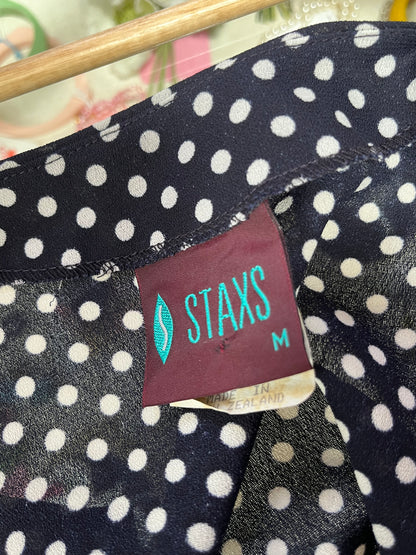 STAX - 90s POLKADOT DRESS sz 12