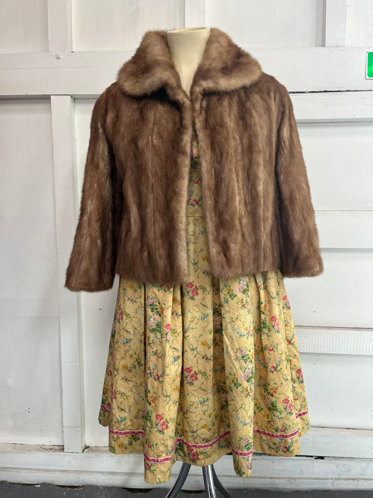 SCHUMACHER FOX FUR COAT sz 12