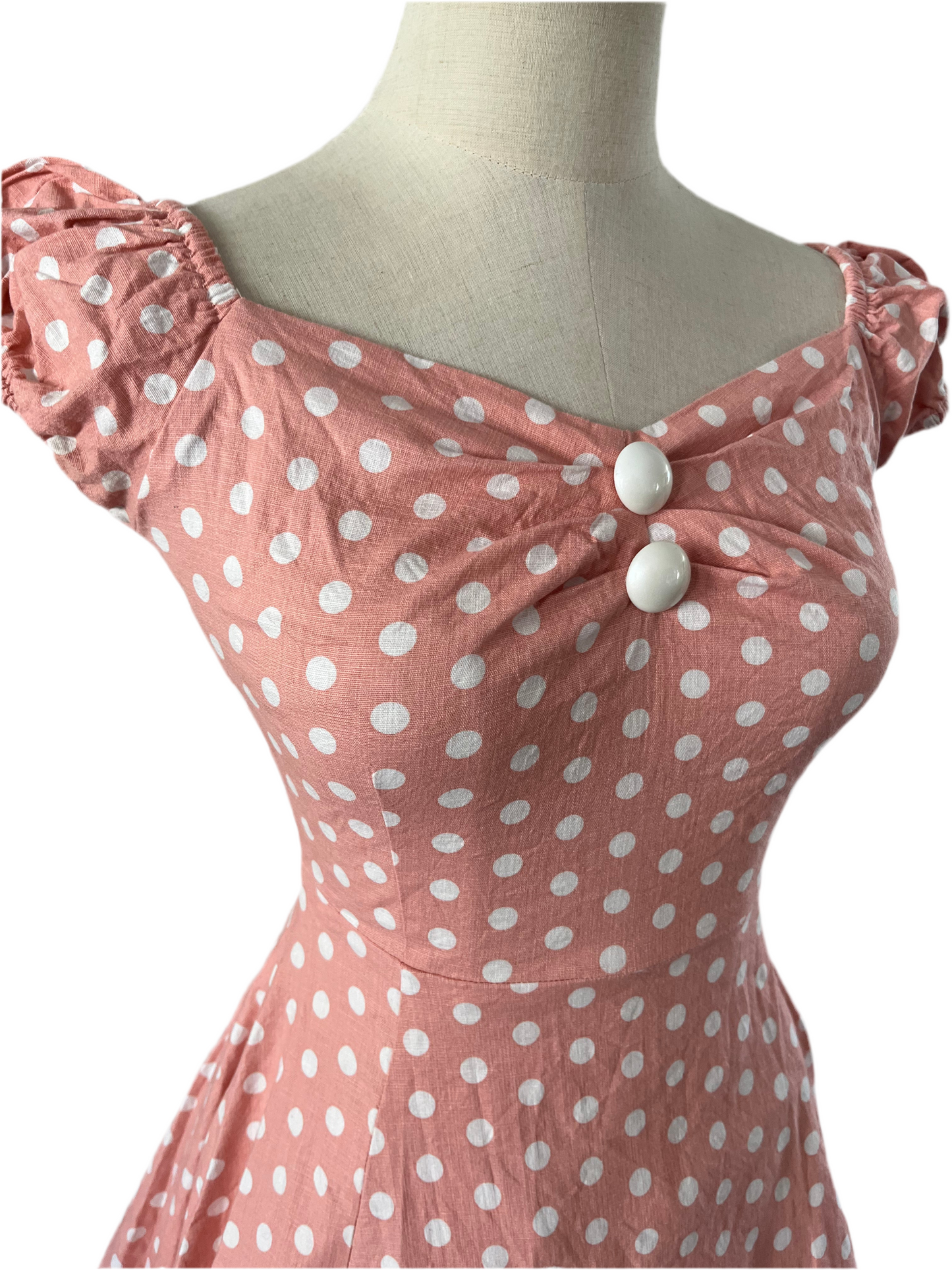 PINK POLKADOT DRESS SZ6/8