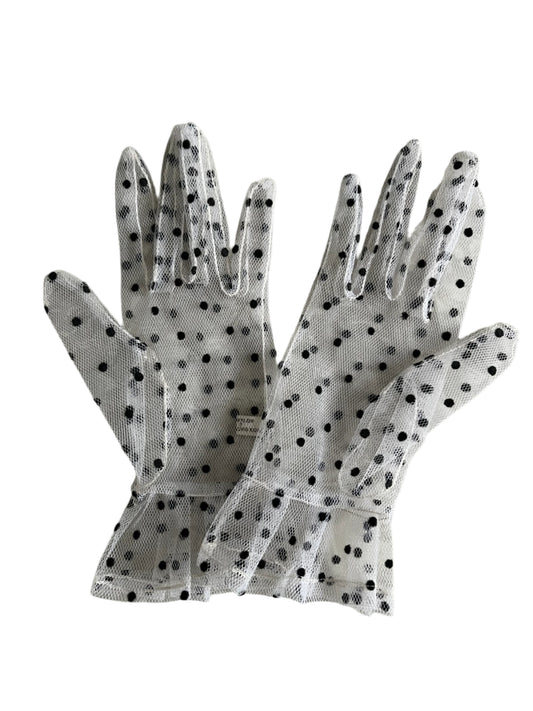 POLKADOT NYLON GLOVES