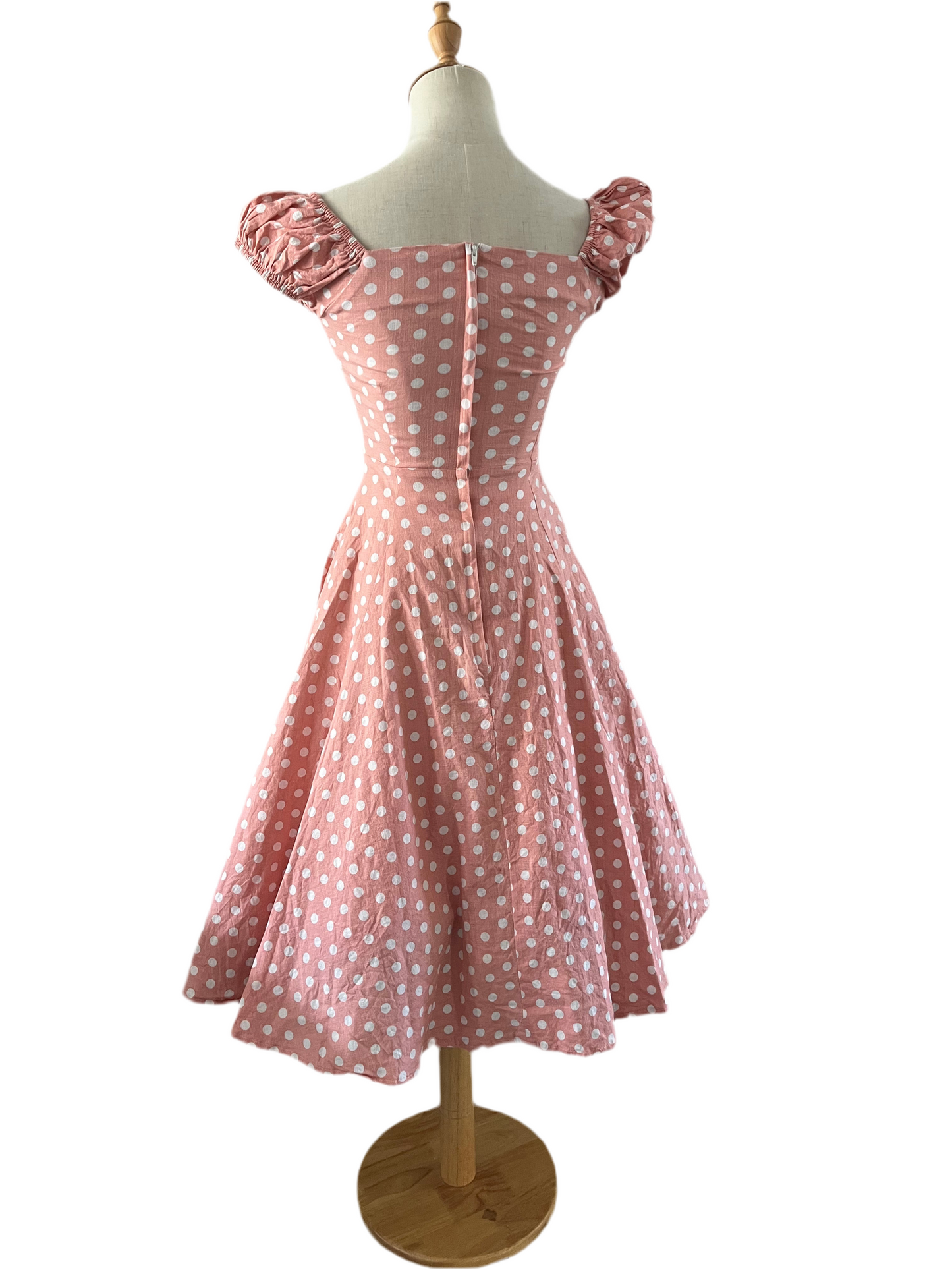 PINK POLKADOT DRESS SZ6/8