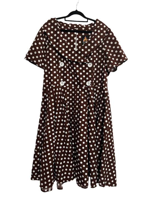 INGEAR - COCOA POLKADOT DRESS sz 22