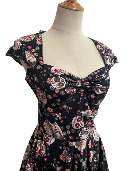 HELLBUNNY - SUGAR SKULL DRESS sz 8