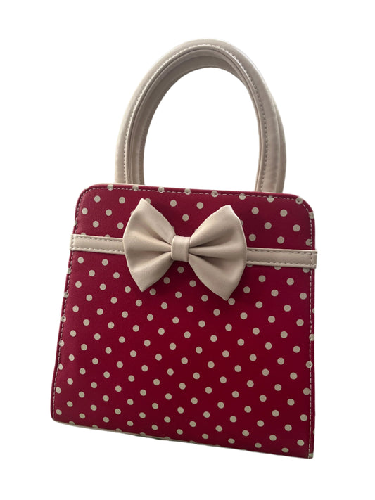 PINK POLKADOT HANDBAG