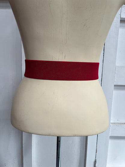 RED BOW ELASTIC BELT SZ M