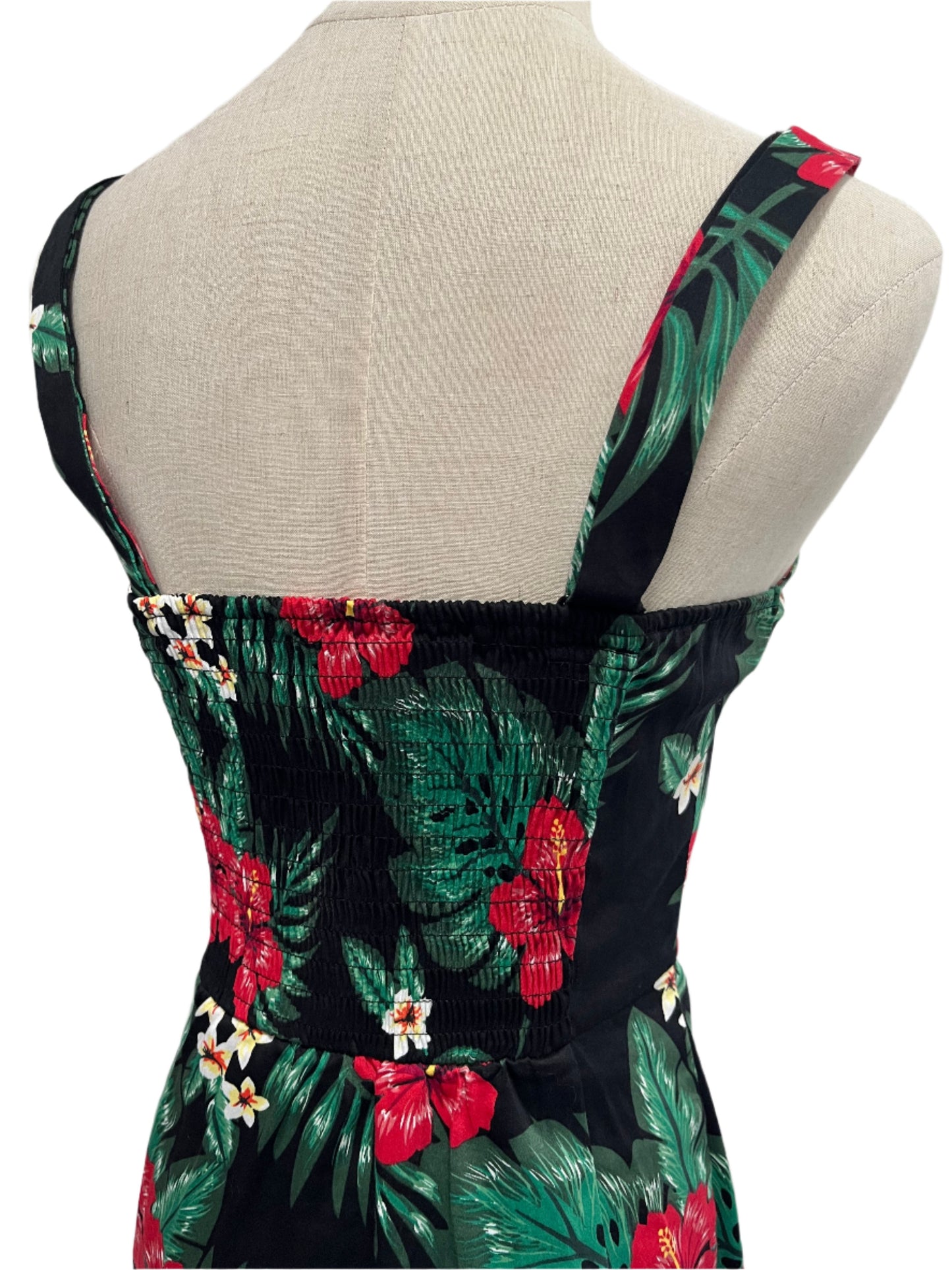 COLLECTIF - TROPICAL COTTON WIGGLE DRESS sz 10