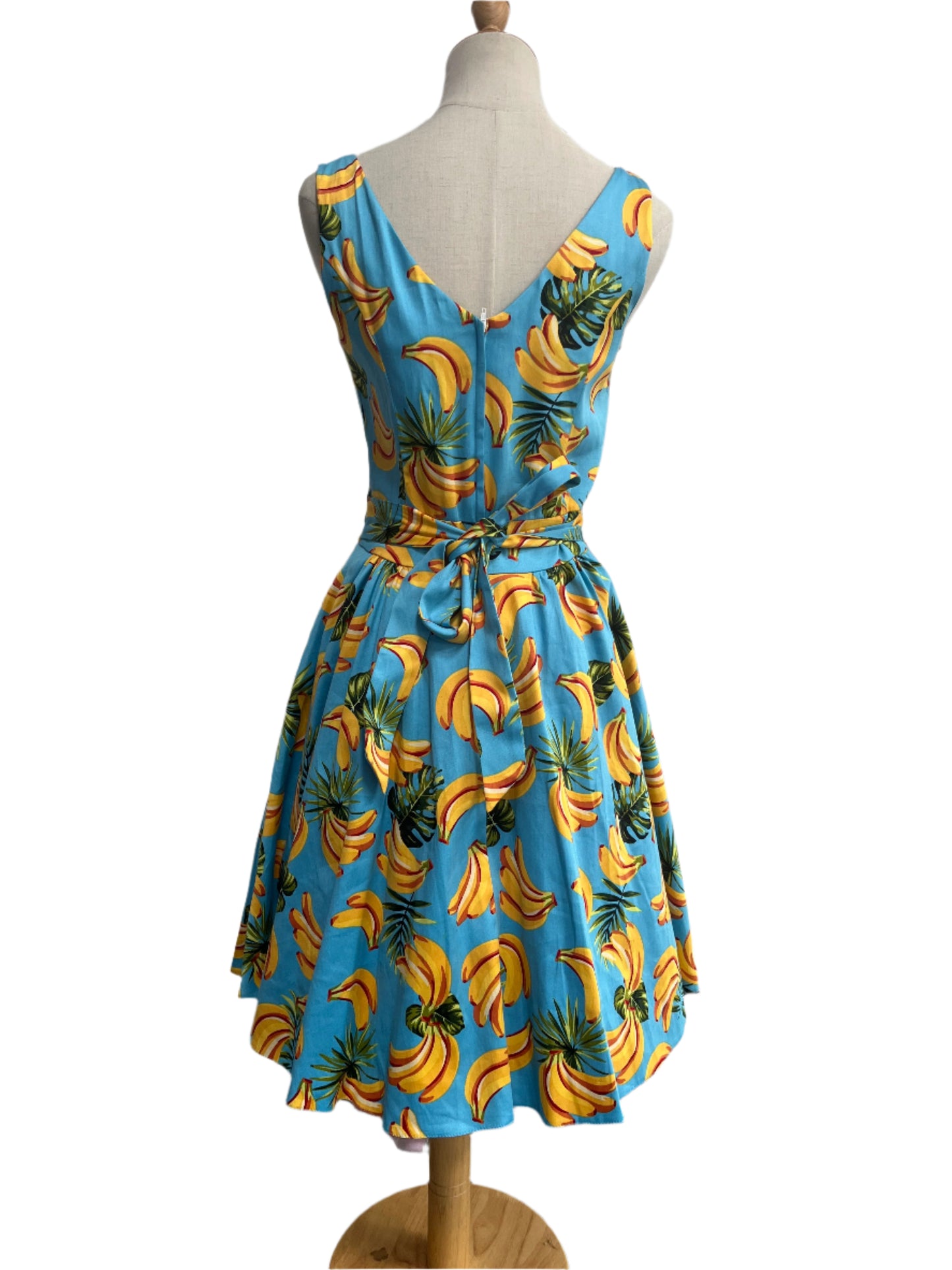 LADY VINTAGE - GOING BANANAS DRESS SZ 12