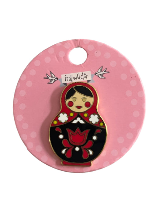 ERSTWILDER - BABUSHKA PIN (LRGE)