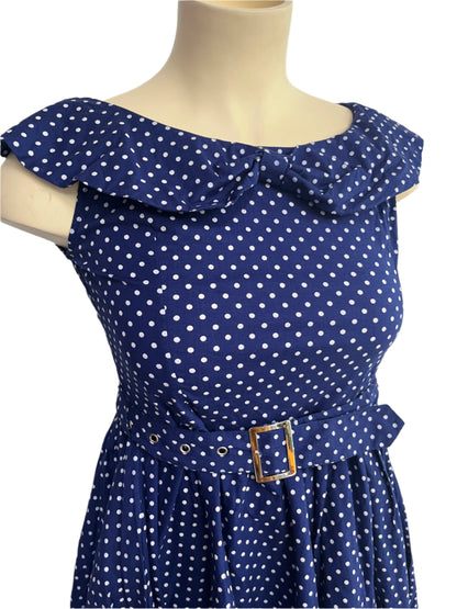 LINDY BOP - POLKADOT DRESS sz 14