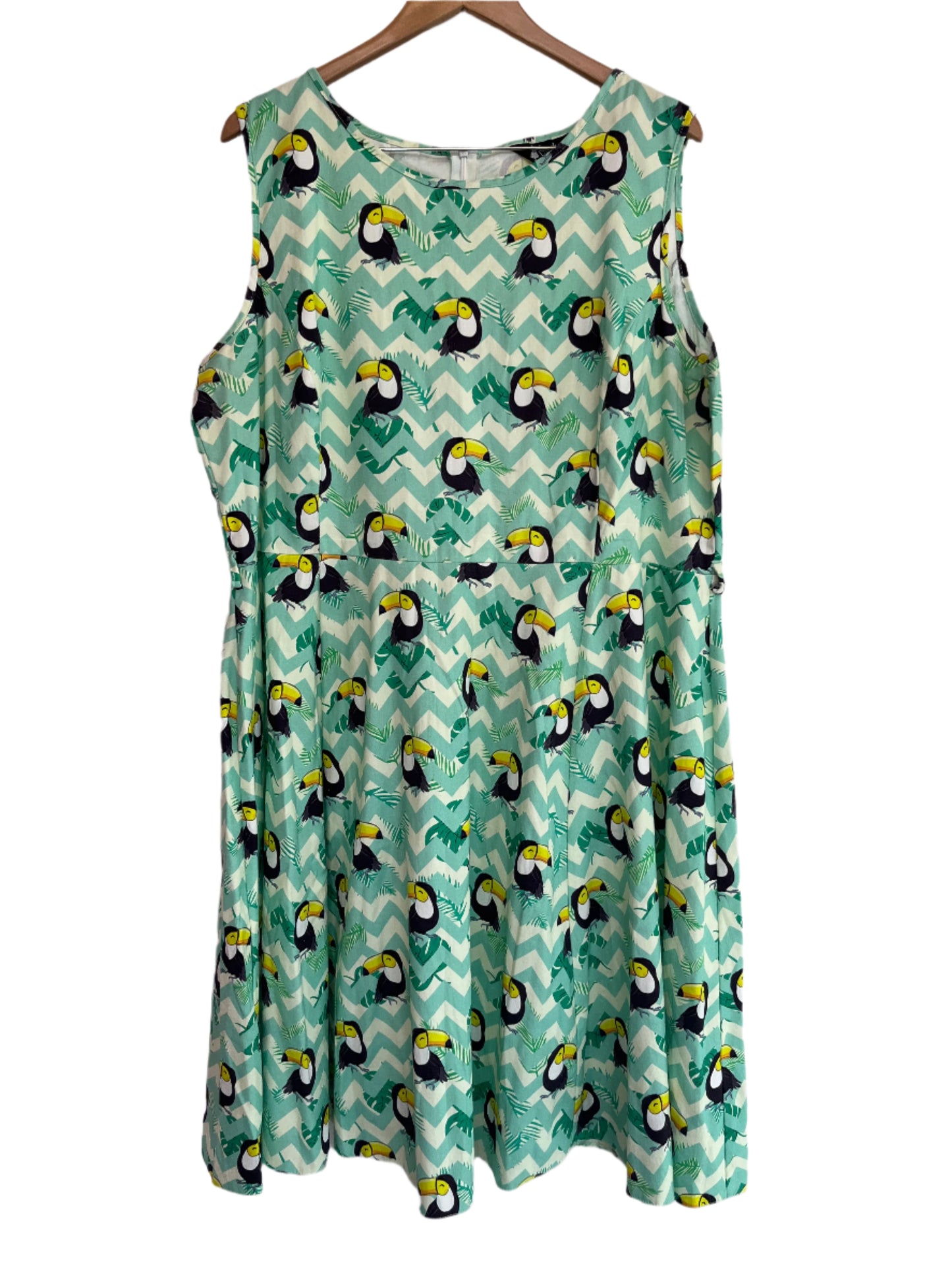 LADY VINTAGE TOUCAN DRESS SZ26