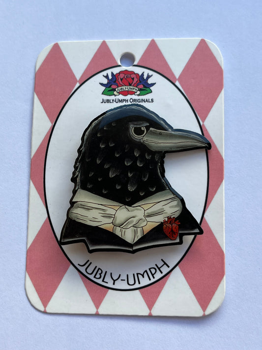 JUMBLY UMPH  - CROW BROOCH