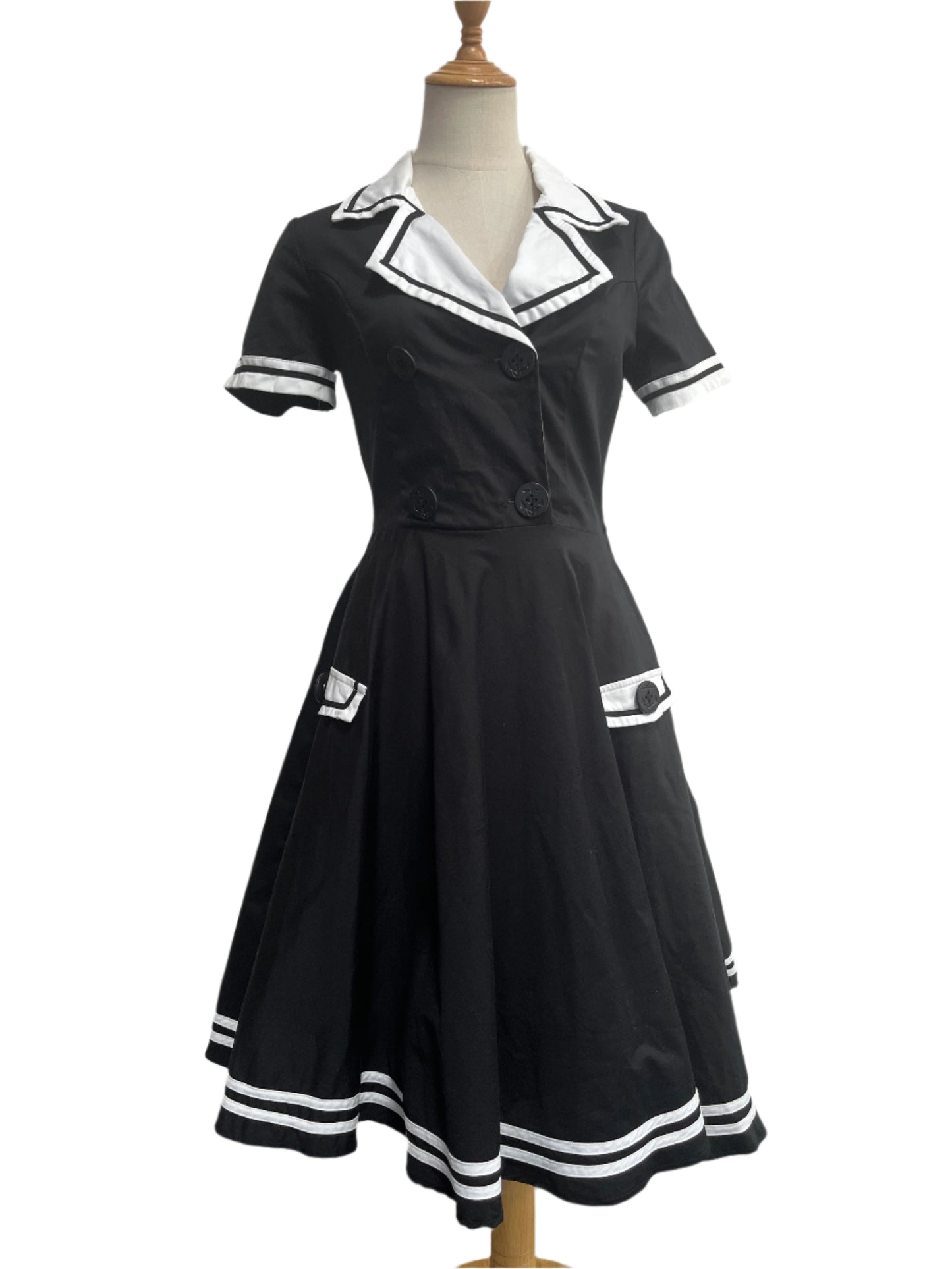 HELLBUNNY - NAUTICAL DRESS SZ 12