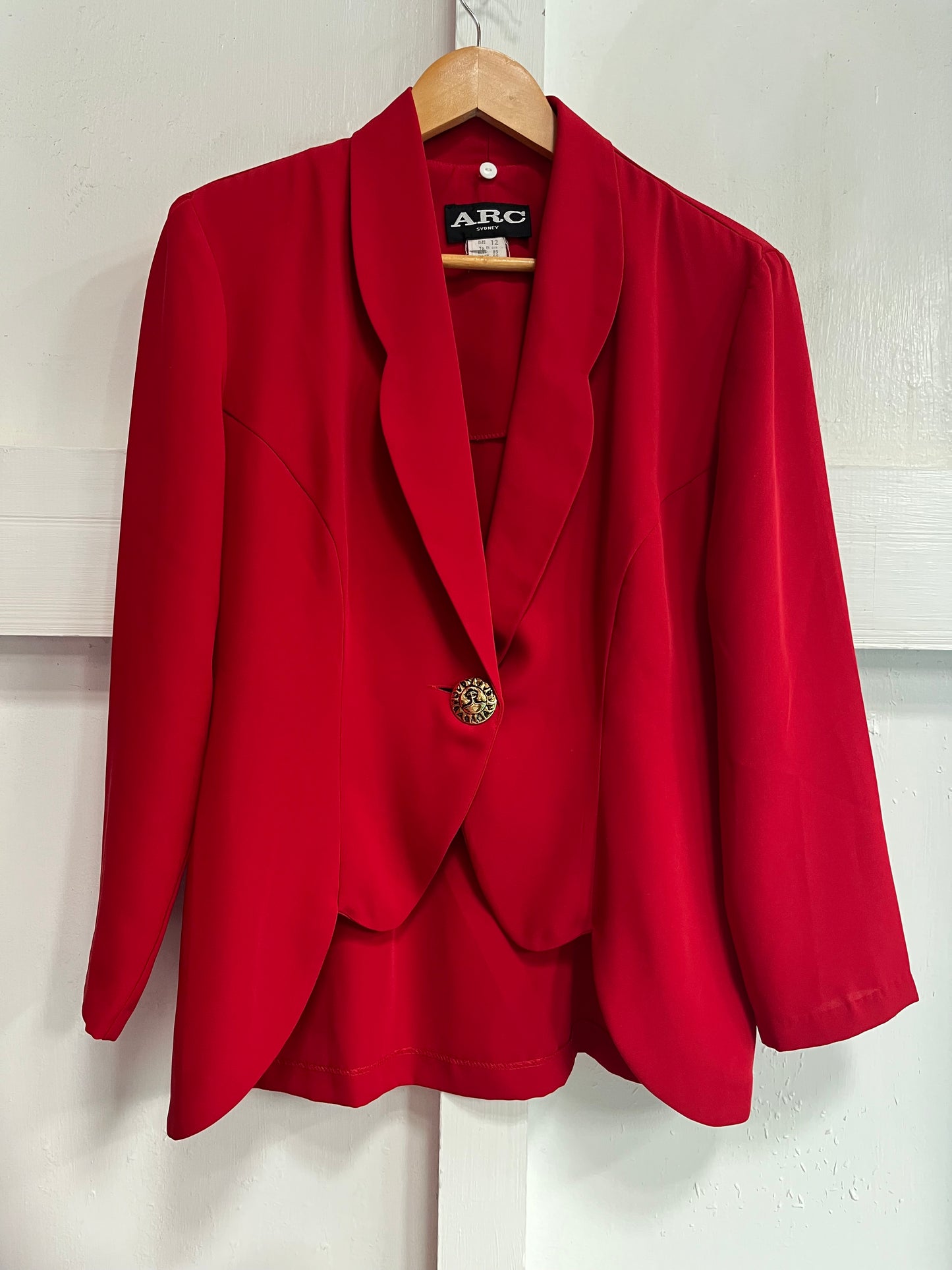 ARC - RED DRESS JACKET SZ 12