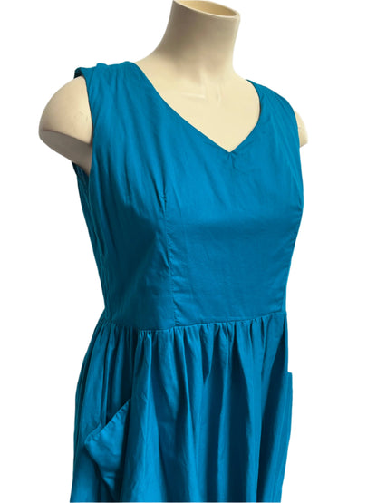 HOLI BOLI - TEAL BLUE DRESS sz 18