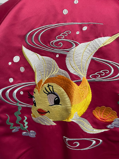 DISNEY - CLEO FISH PINK JACKET sz 10/12