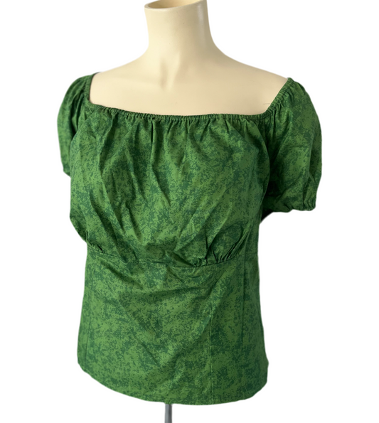 GREEN PEASANT TOP 20+