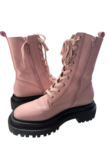 ISABELLA ANSELAMI -PINK LEATHER BOOTS sz 7