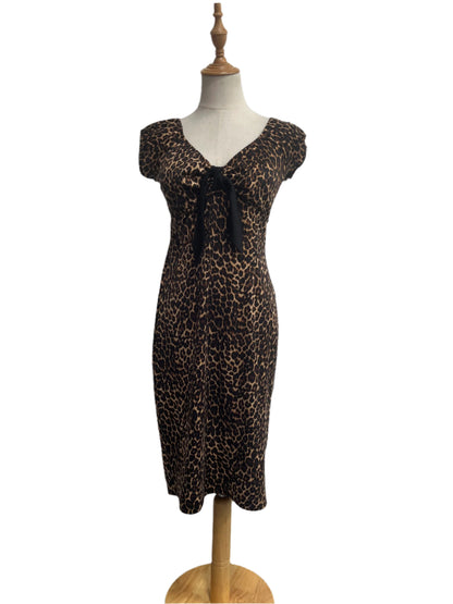 PIN UP COUTURE - LEOPARD WIGGLE DRESS sz 10