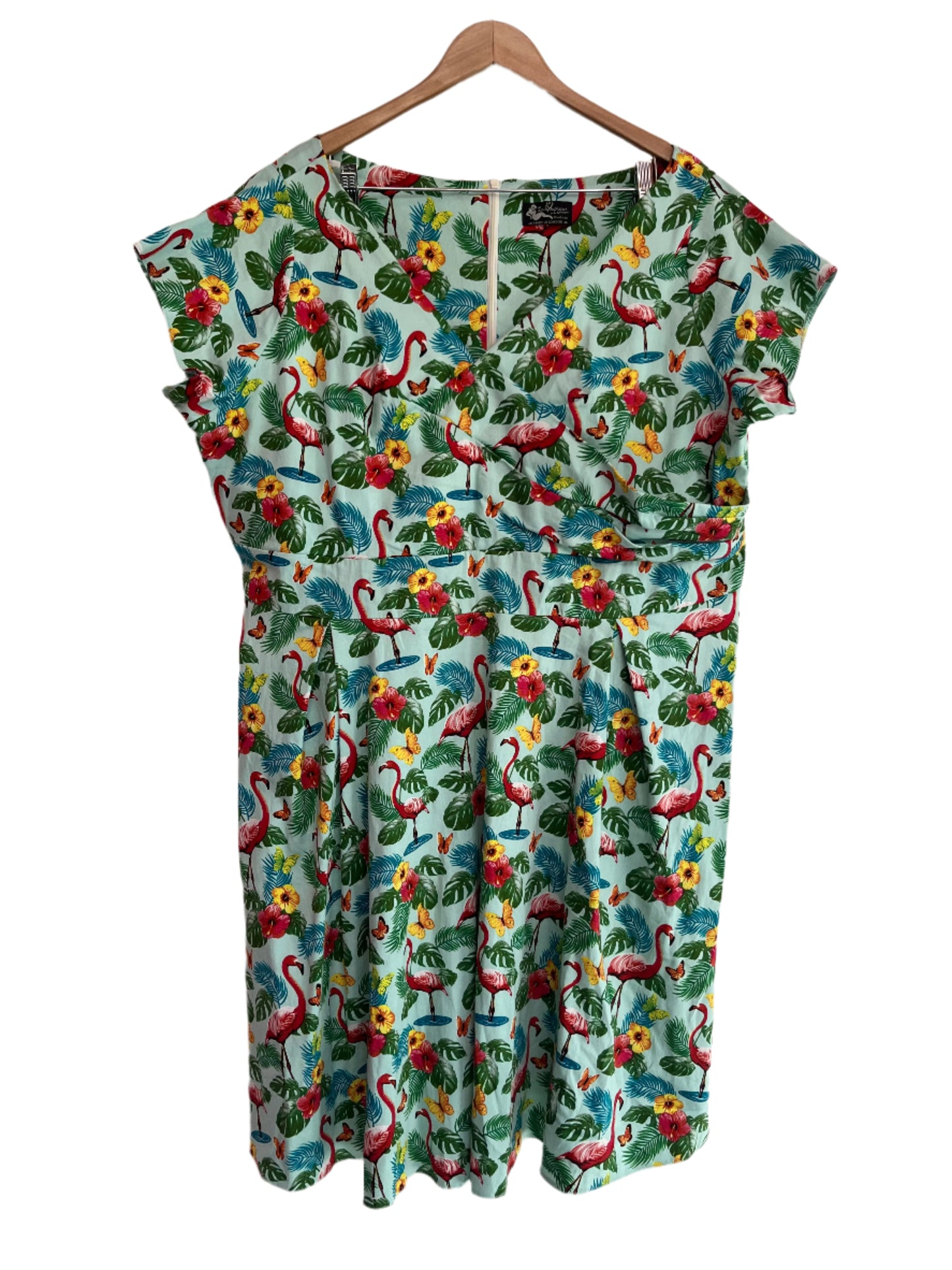 LADY VOLUP FLAMINGO DRESS SZ 30