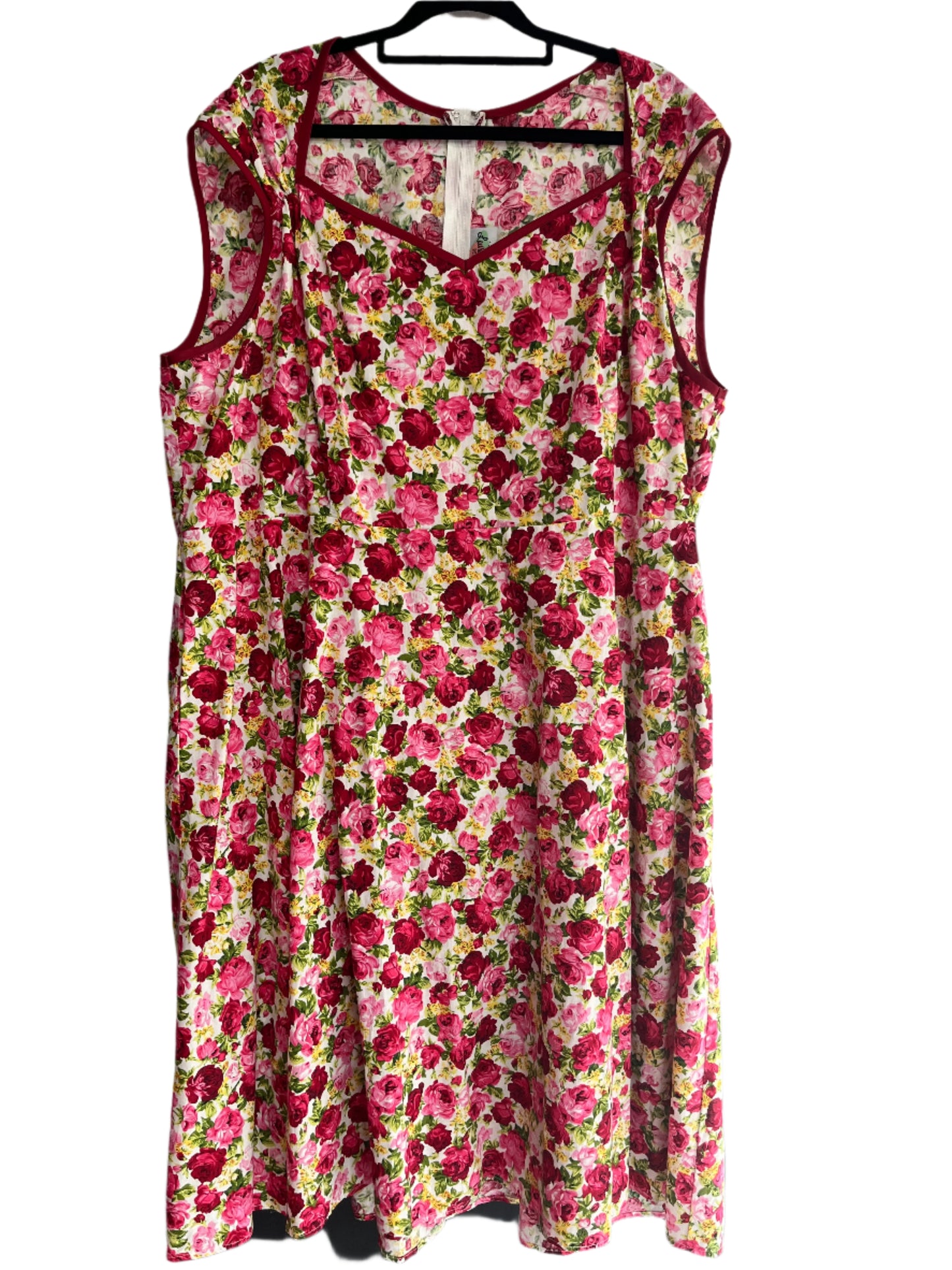 LAURINA JEAN - PINK FLORAL DRESS SZ28