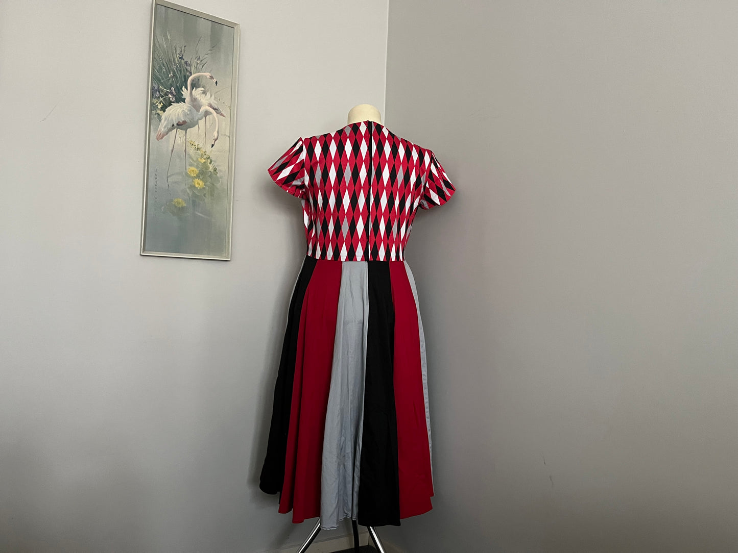 BAD GIRL HARLEQUIN DRESS sz 2xl /18