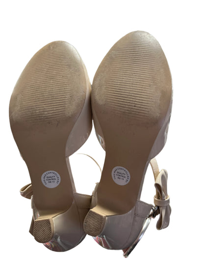 SUGARPOP -XXX BEIGE HEELS sz 6