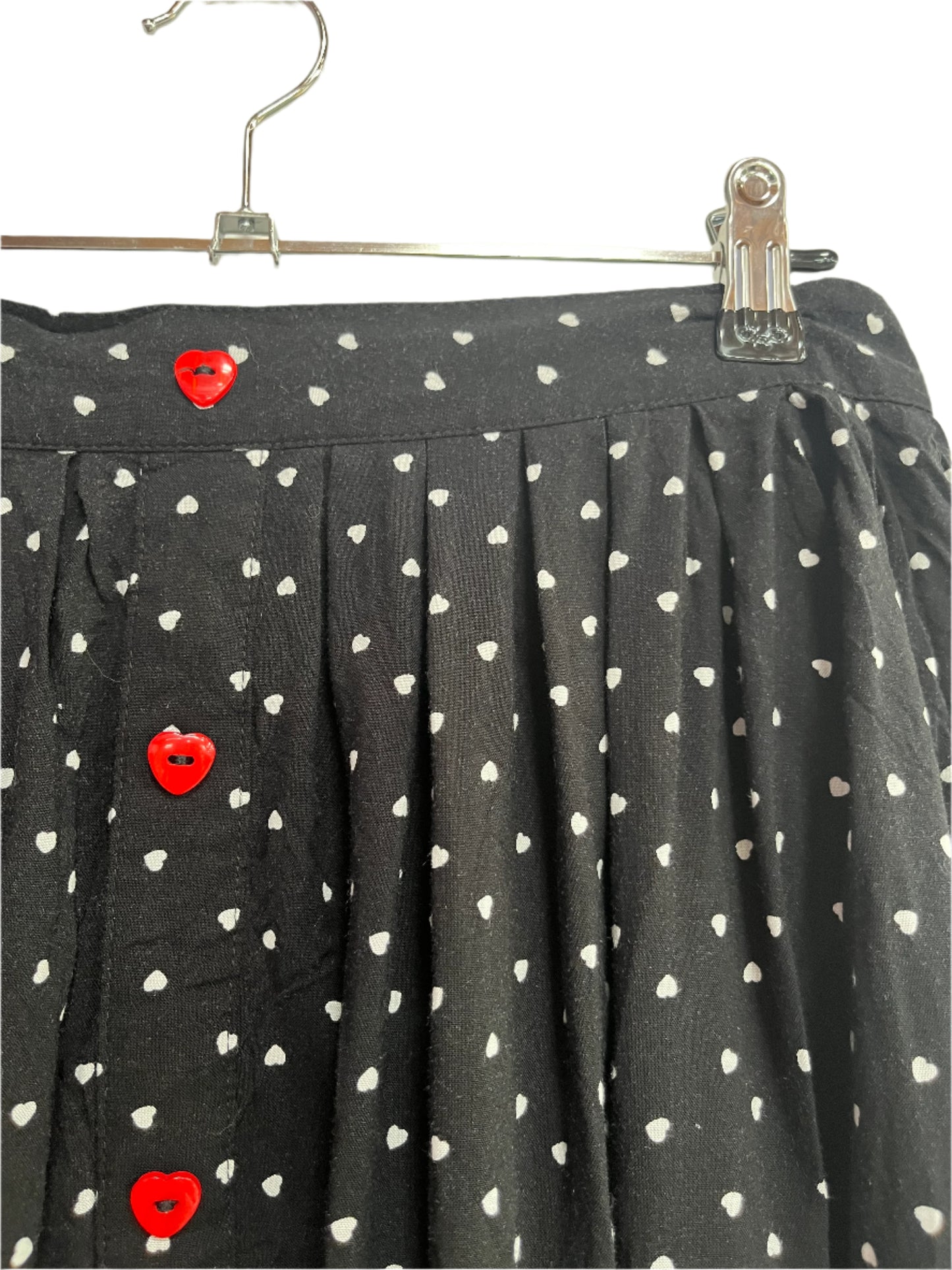 HELLBUNNY - HEART SKATER SKIRT SZ 12