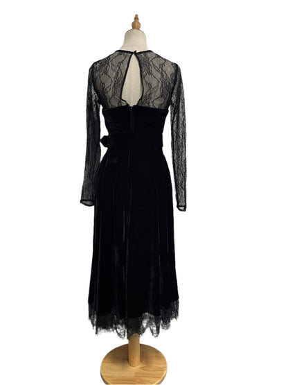 COLLECTIF - VELVET & LACE DRESS sz 8