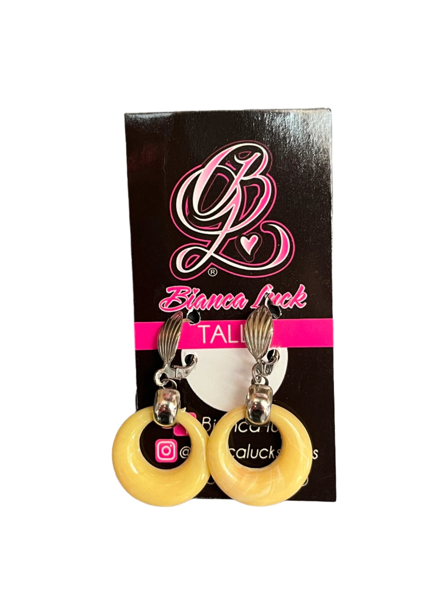 BIANCA LUCK - YELLOW EARRINGS