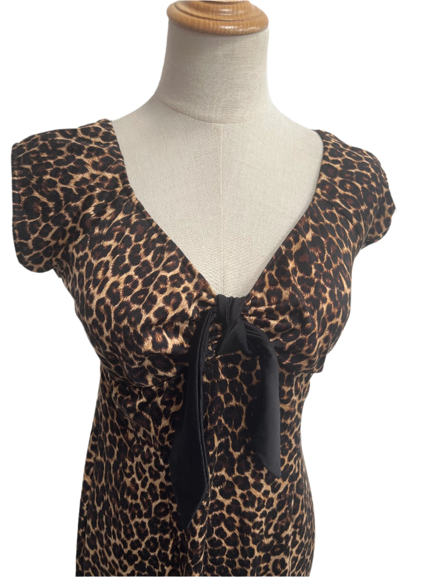 PIN UP COUTURE - LEOPARD WIGGLE DRESS sz 10