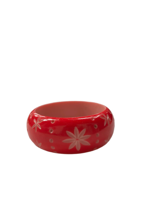 SPLENDETTE - RASPBERRY DUOTONE WIDE BANGLE