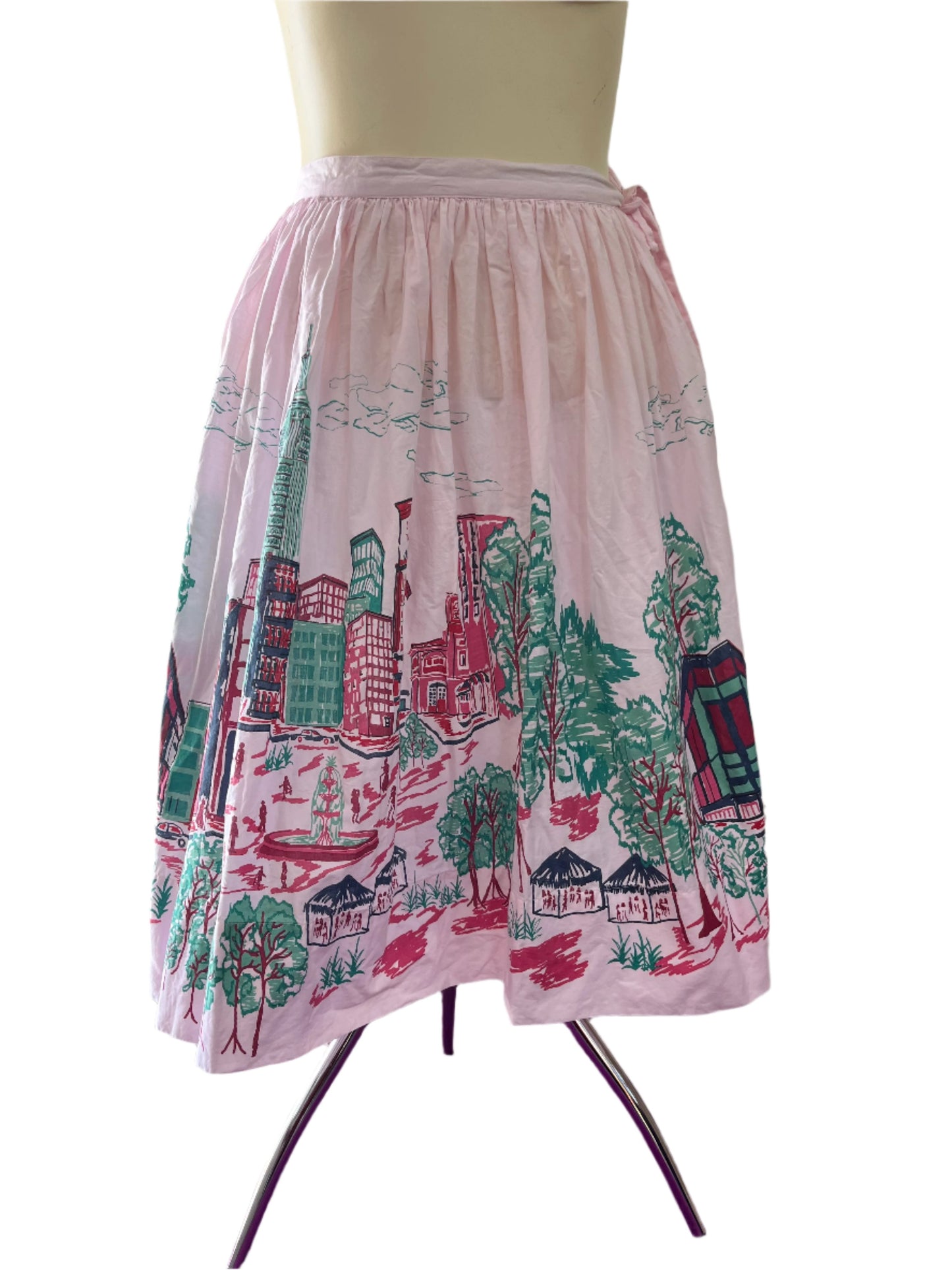 PEPE JEANS - PINK COTTON CITY SKIRT sz 10