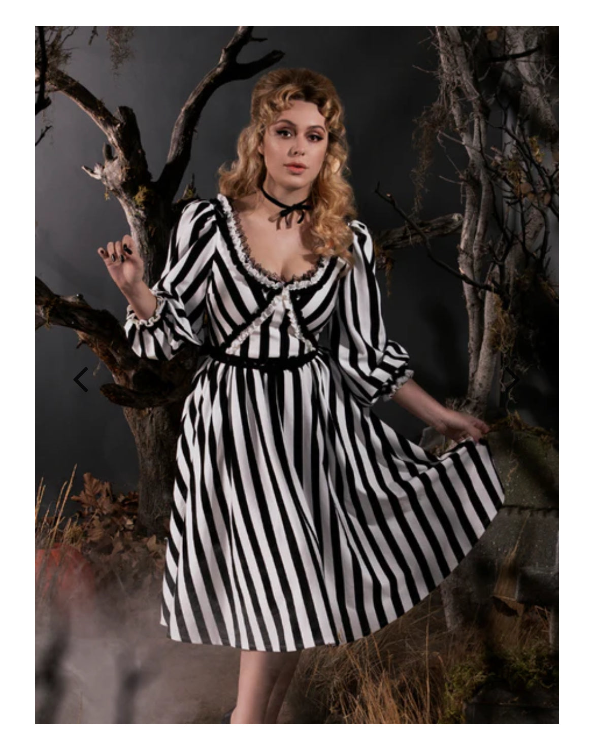 LA FEMME EN NOIR - SLEEPY HALLOW DRESS - 2x