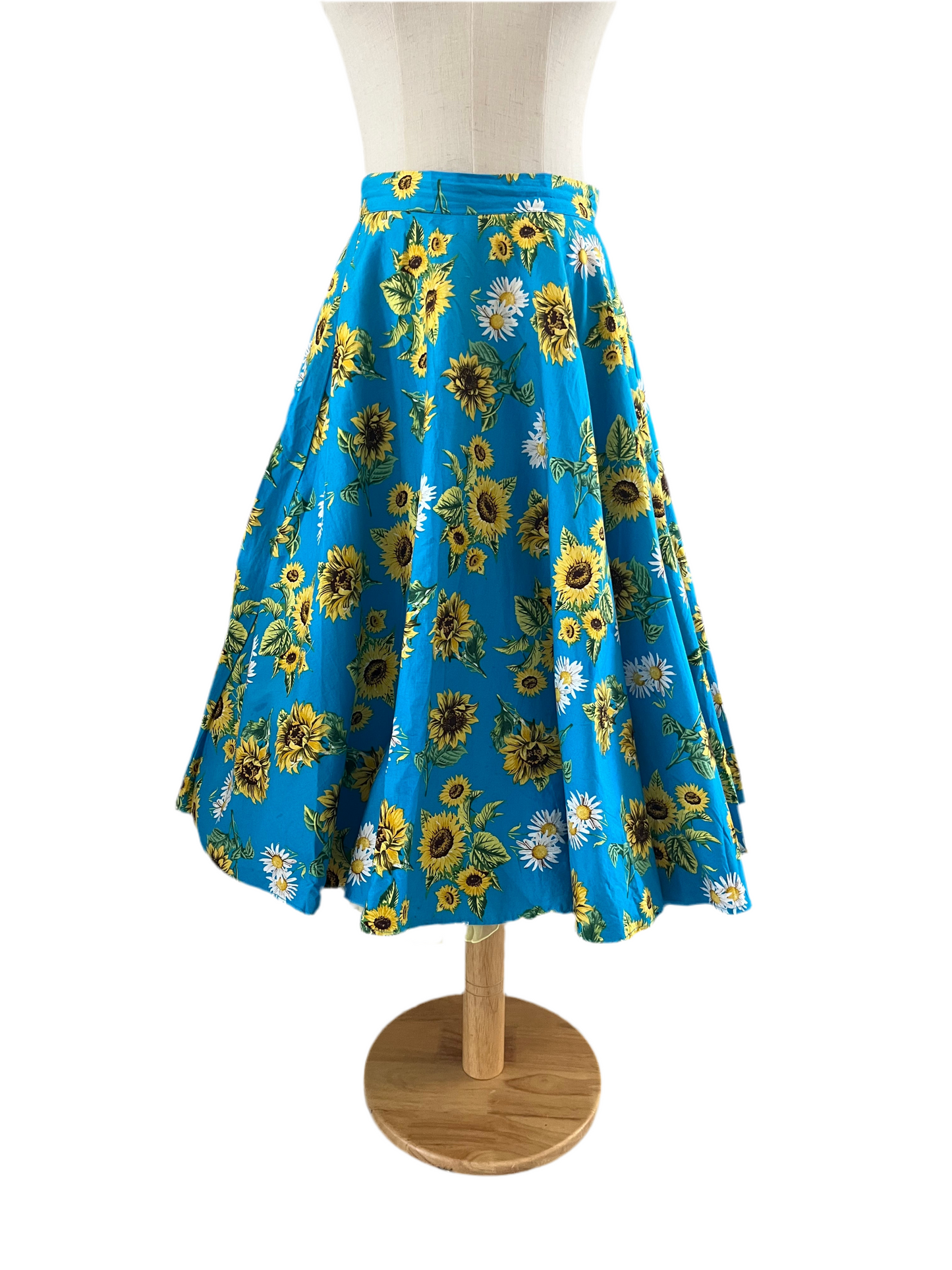 BLUE SUNFLOWER SKIRT sz8