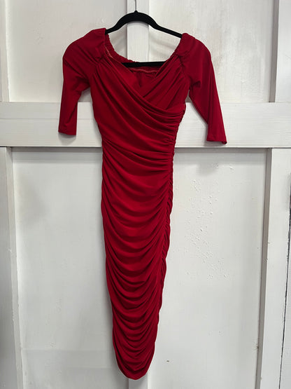 LAURA BYRNES - RED MONICA DRESS sz M